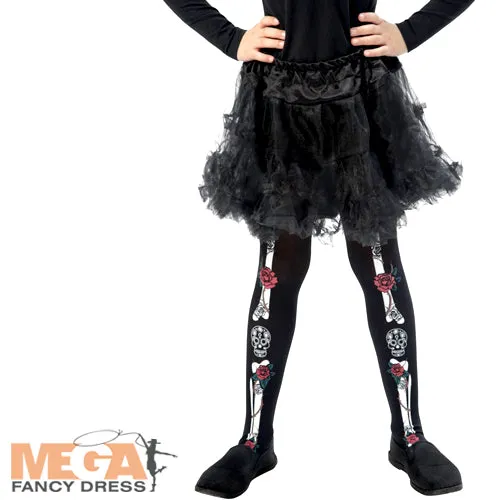 Day of the Dead Tights Child