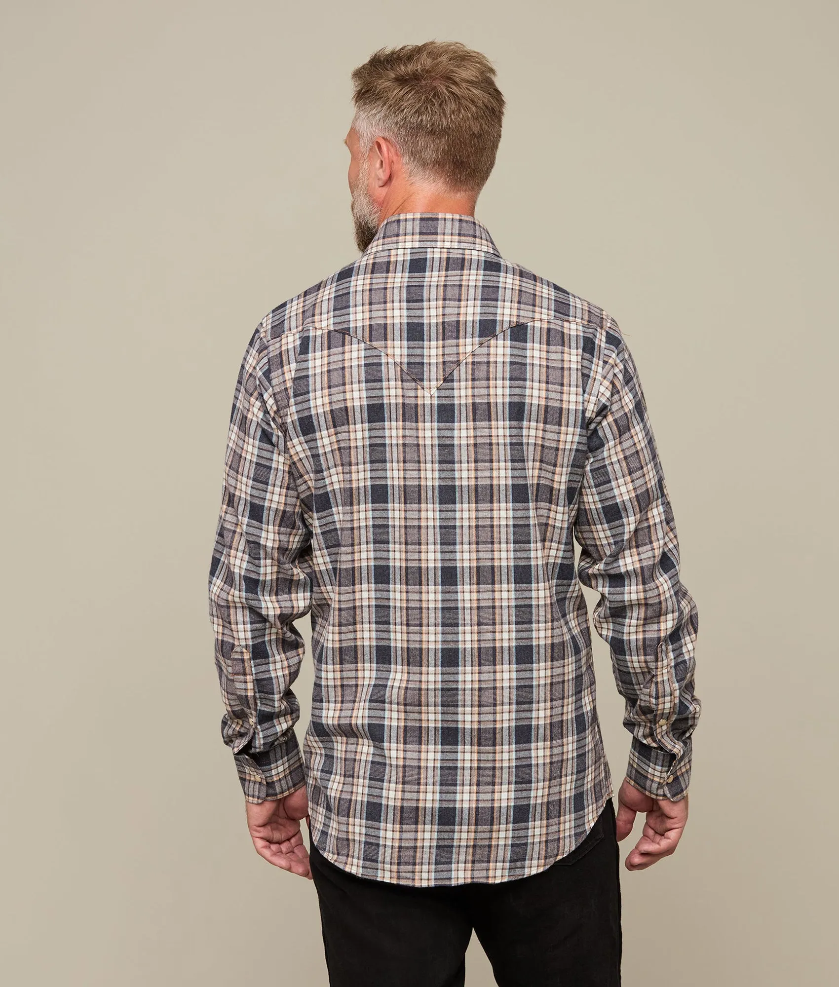 Denver Flannel :: Blue/Brown