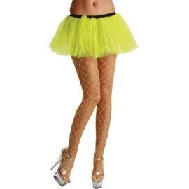 Diamond Tights Neon Yellow