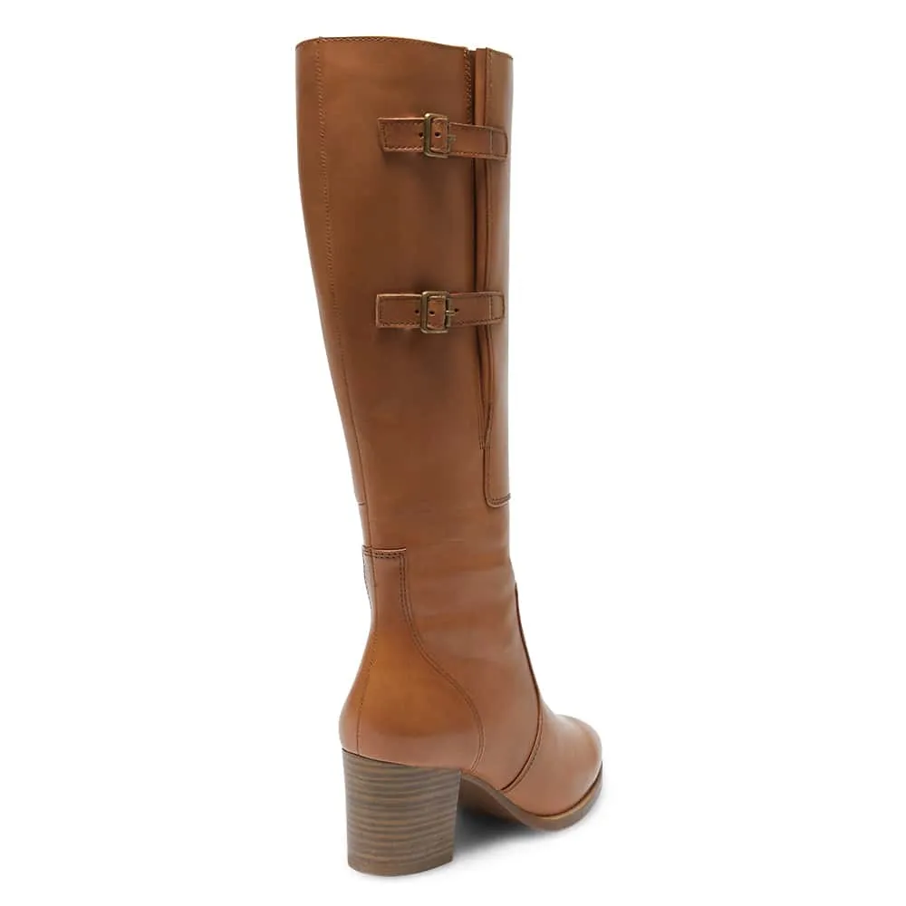 Dictate Boot in Tan Leather