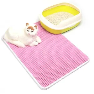 Double-Layer Non-slip Cat Litter Mat