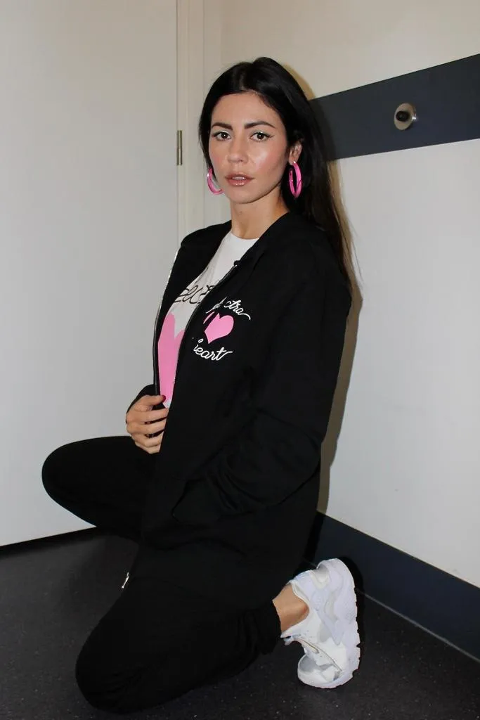 Electra Heart Sweatsuit Joggers Black