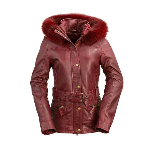 Elle - Women's Leather Jacket