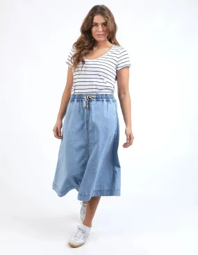 Elm Greta Denim Skirt