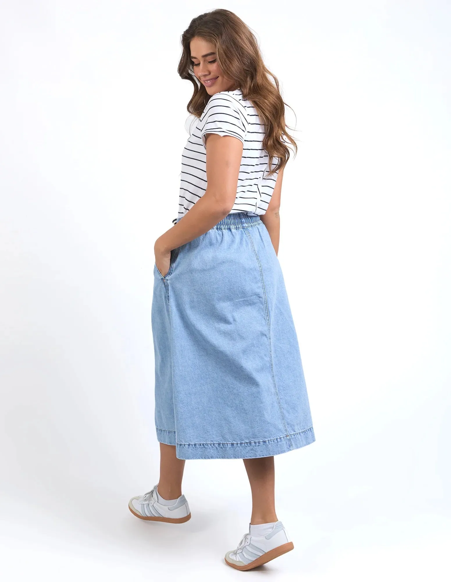 Elm Greta Denim Skirt