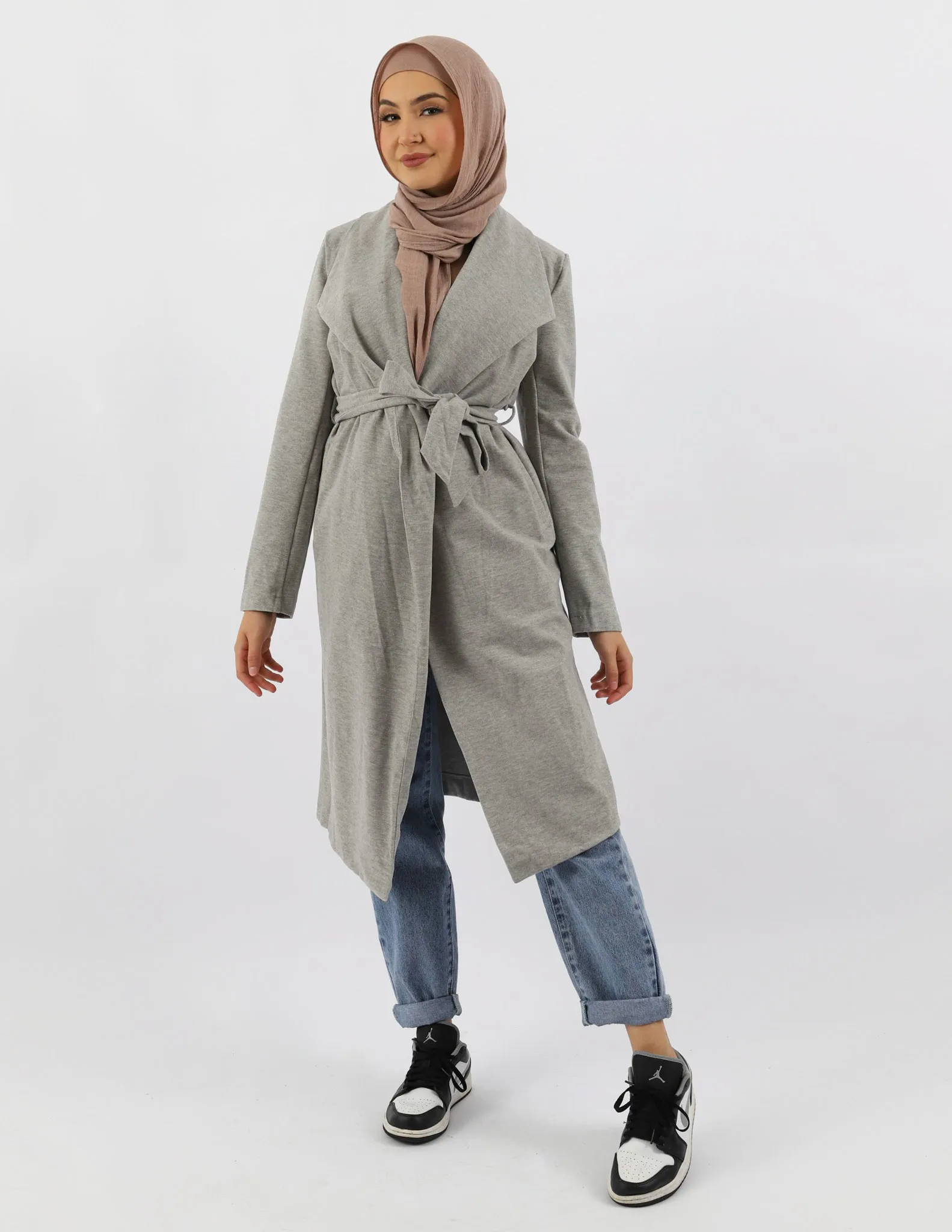 Escape Long Tie Up Coat