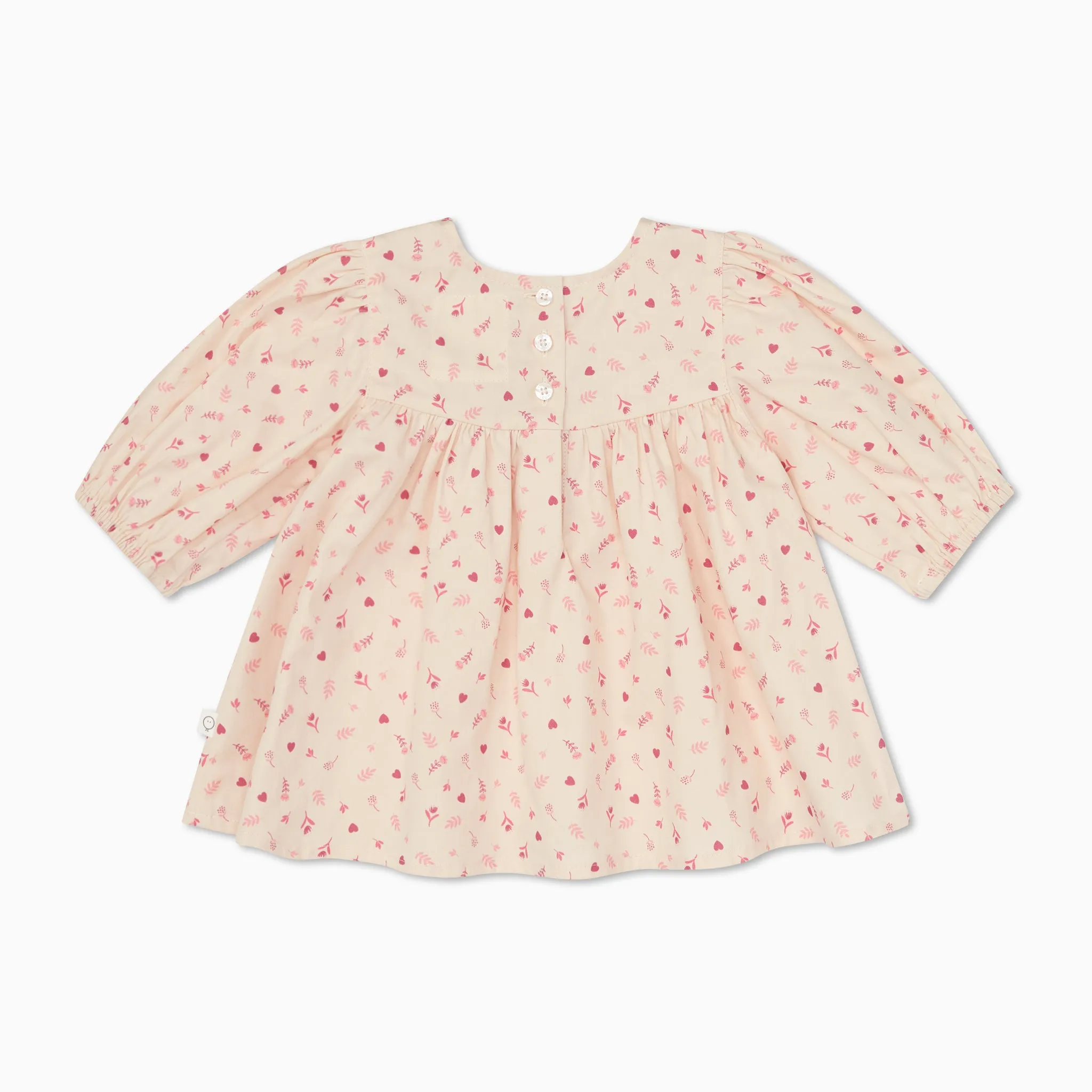 Floral Frilled Collar Dress