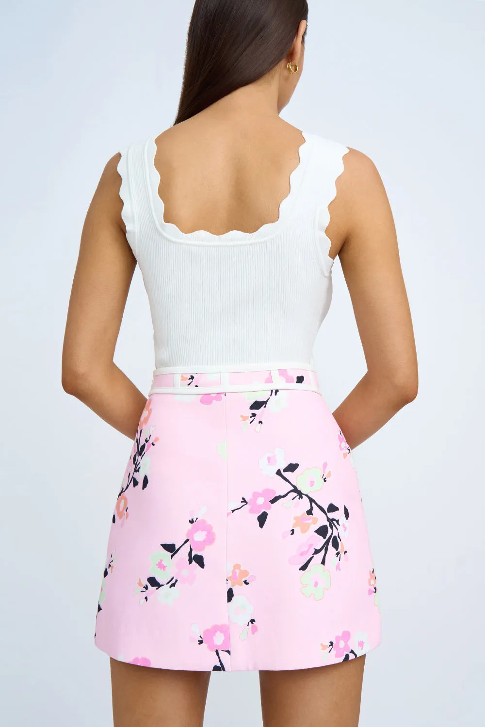 Floral Romance Mini Skirt | Final Sale - Pink Multi