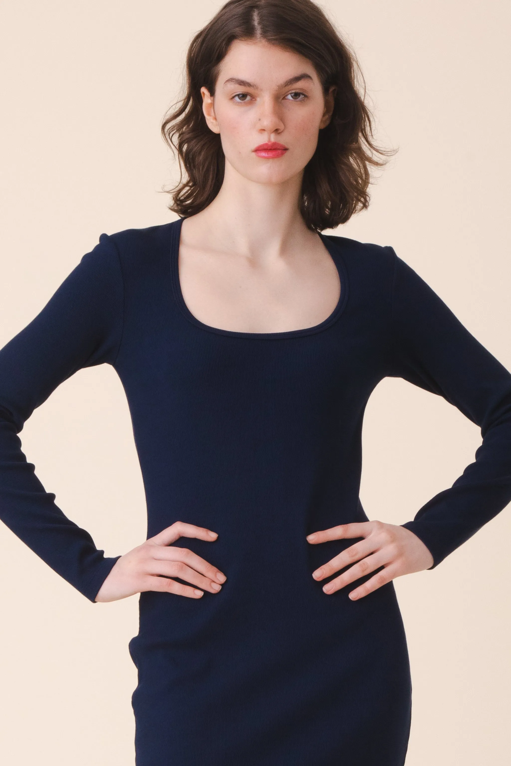 Florentine Dress in Midnight