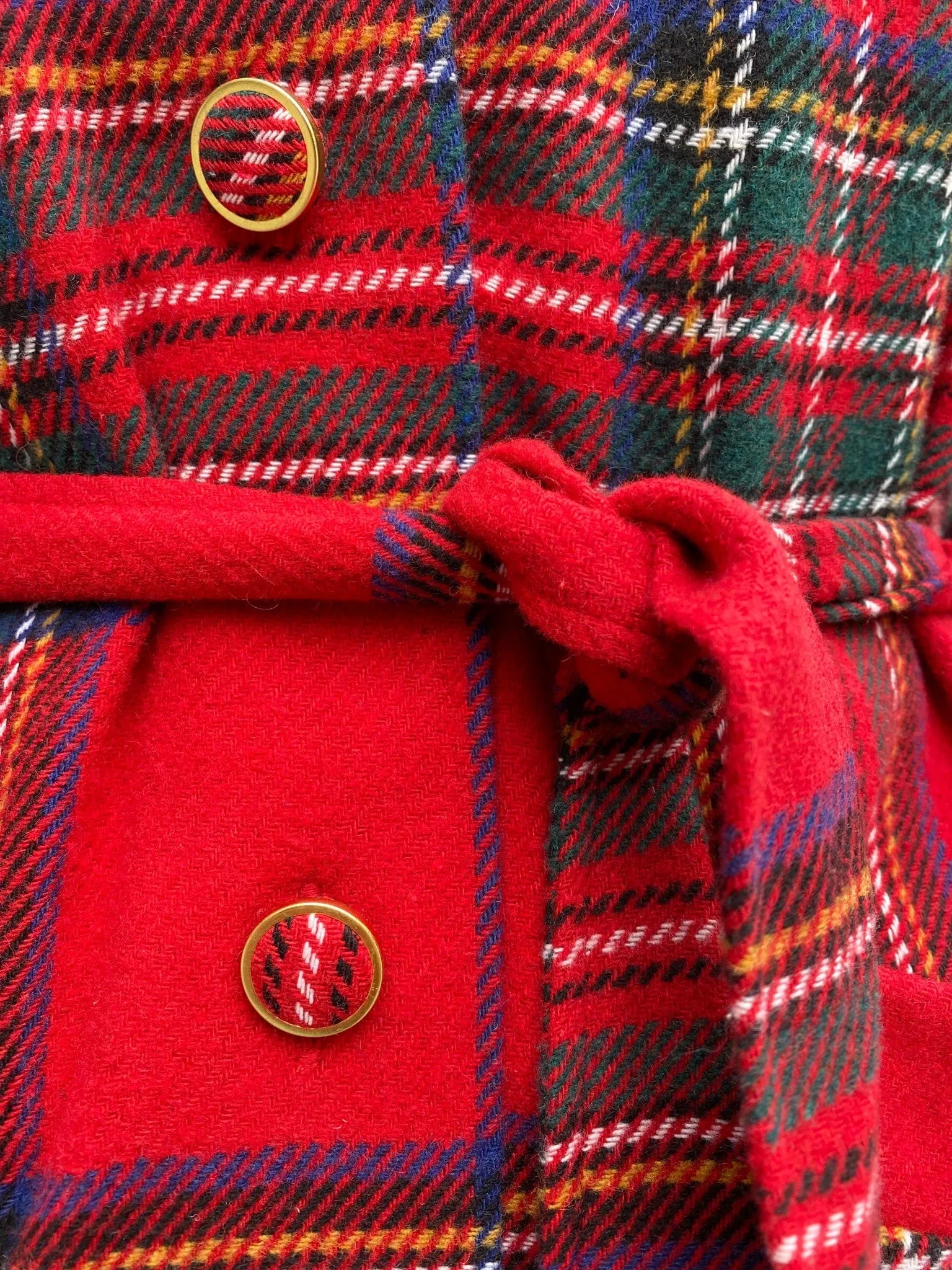 Franz Coat short - tartan