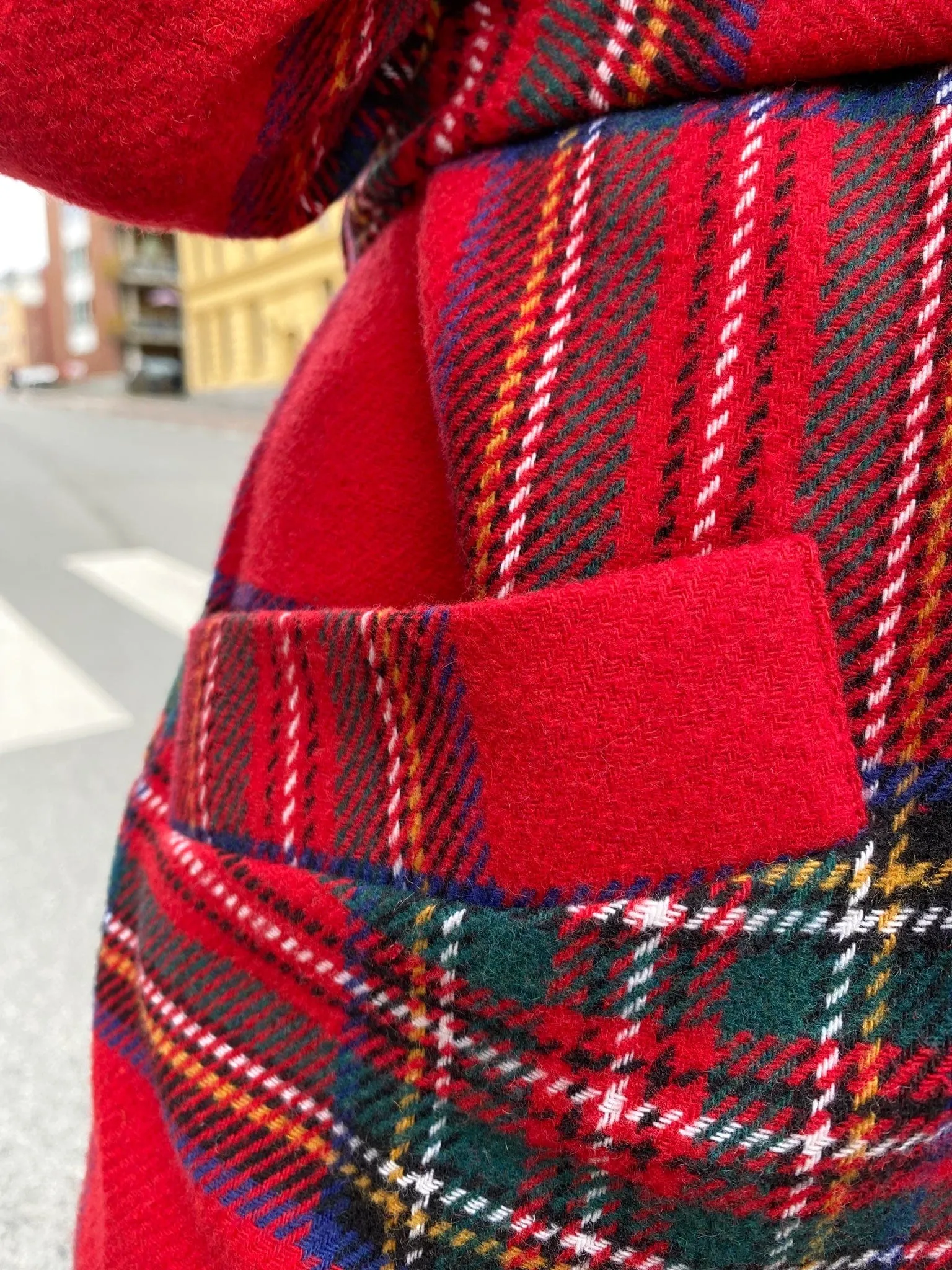 Franz Coat short - tartan