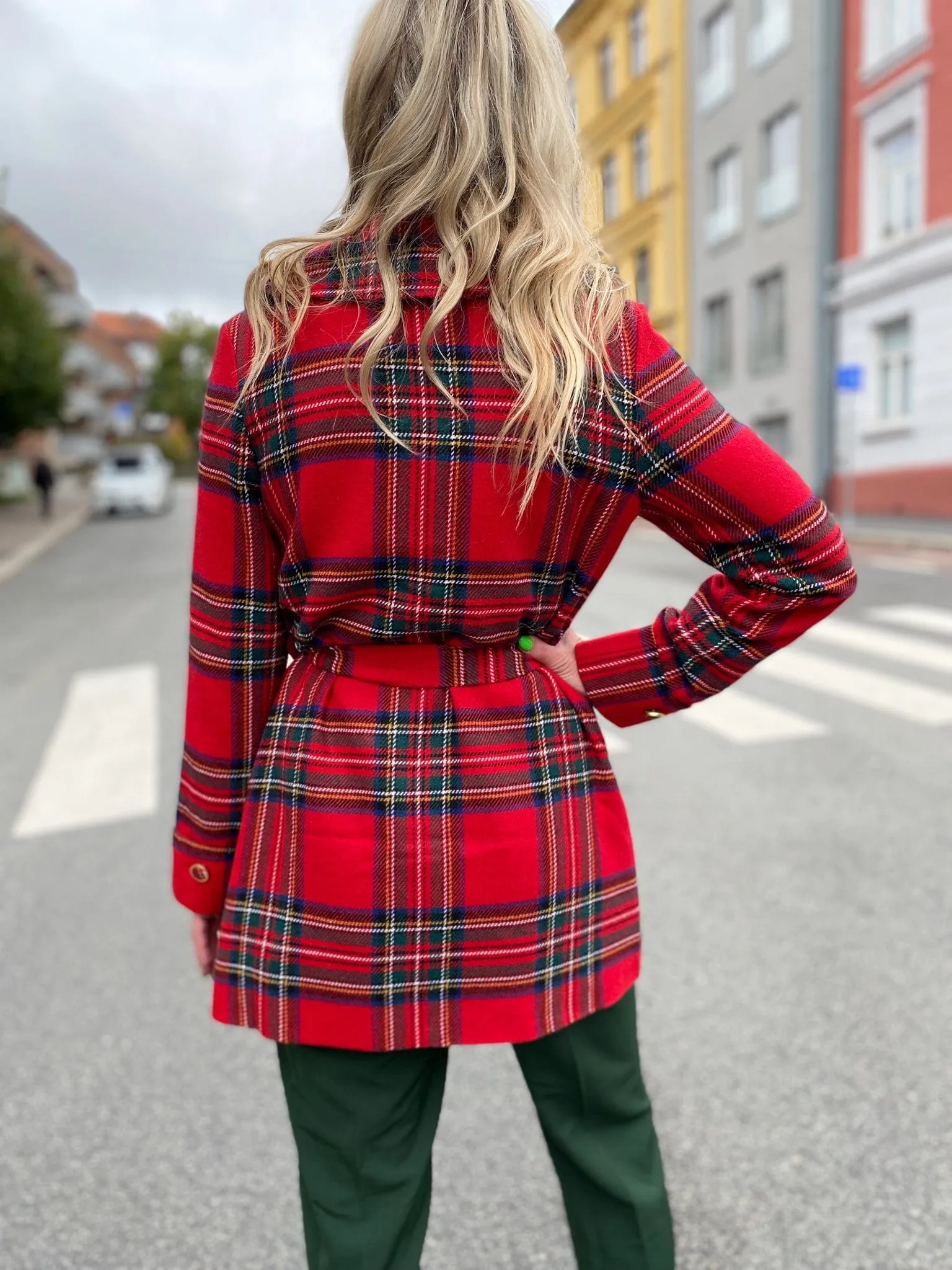 Franz Coat short - tartan