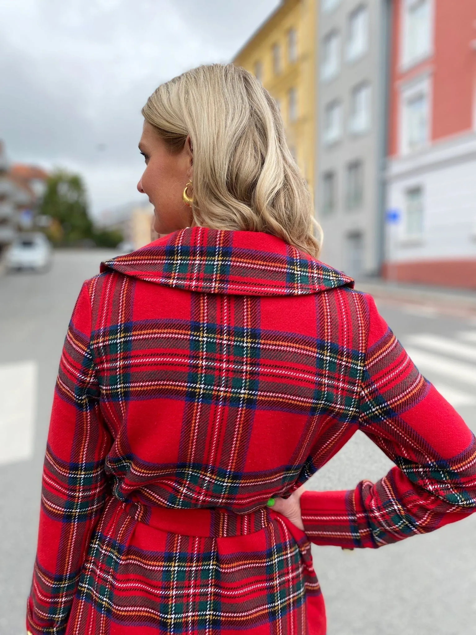 Franz Coat short - tartan