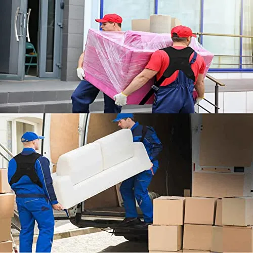 Furniture Moving Straps, Shoulder Lifting Straps for Furniture, Mattress, Piano, Refrigerator, Appliance Carrying Strap Heavy Weights 2 Person