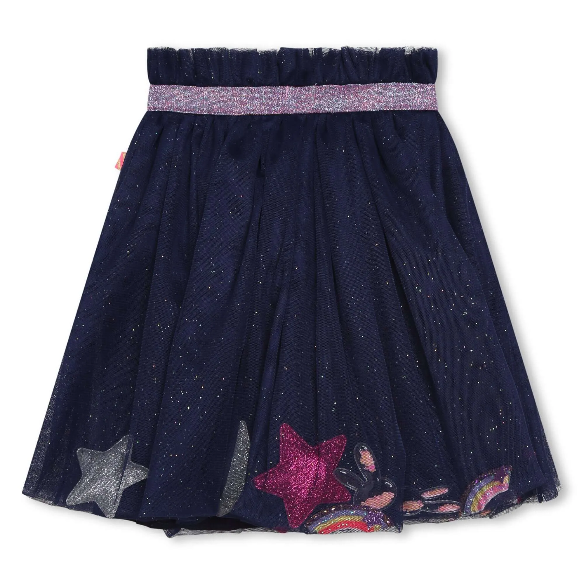 Girls Navy Tulle Skirt