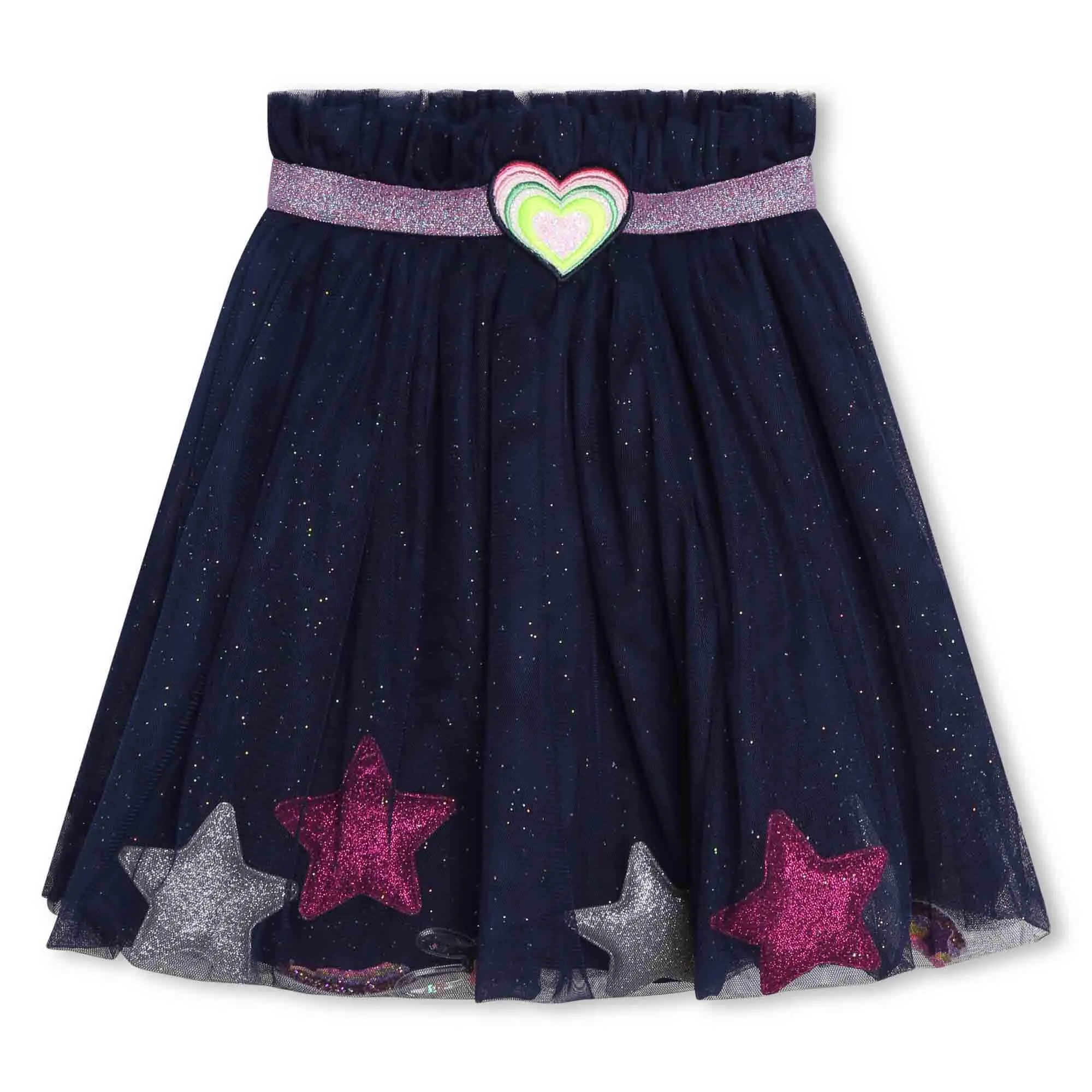 Girls Navy Tulle Skirt