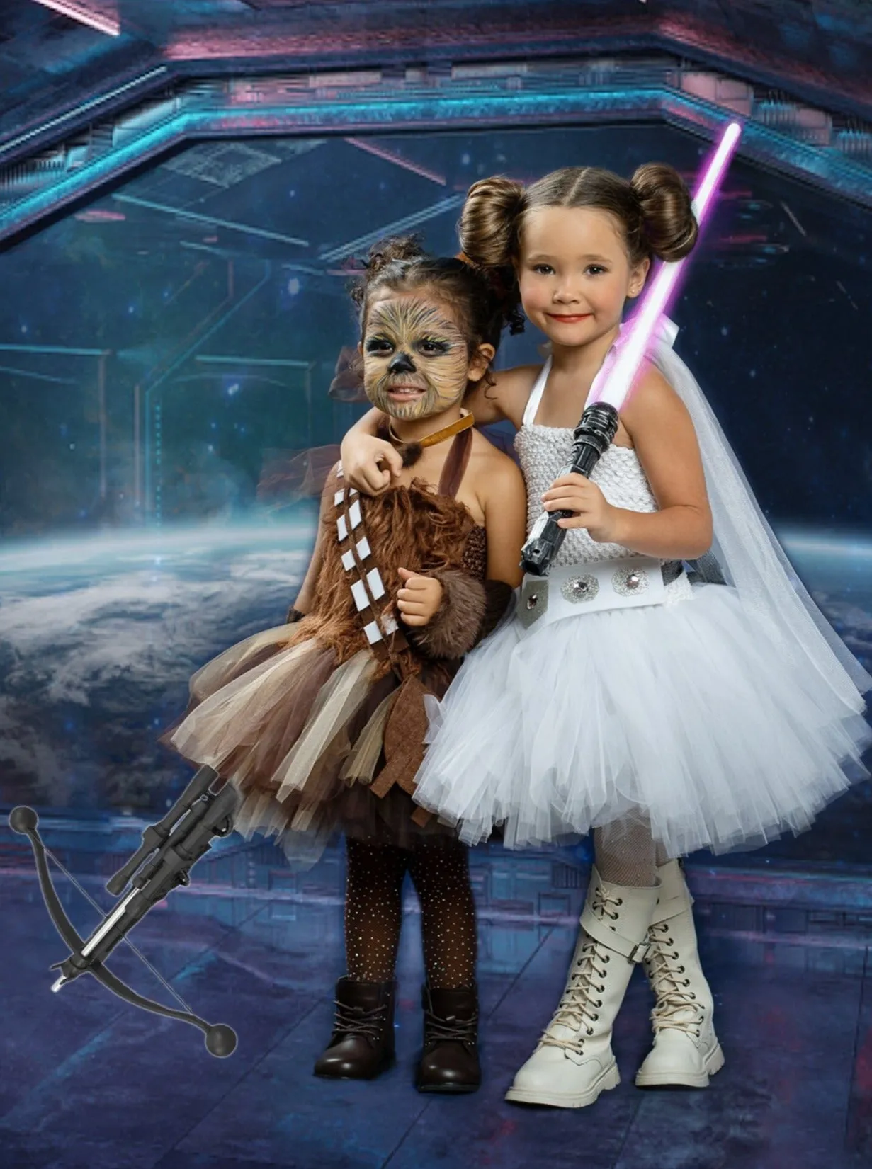 Girls Star Wars Inspired Princess Leia Tutu Dress