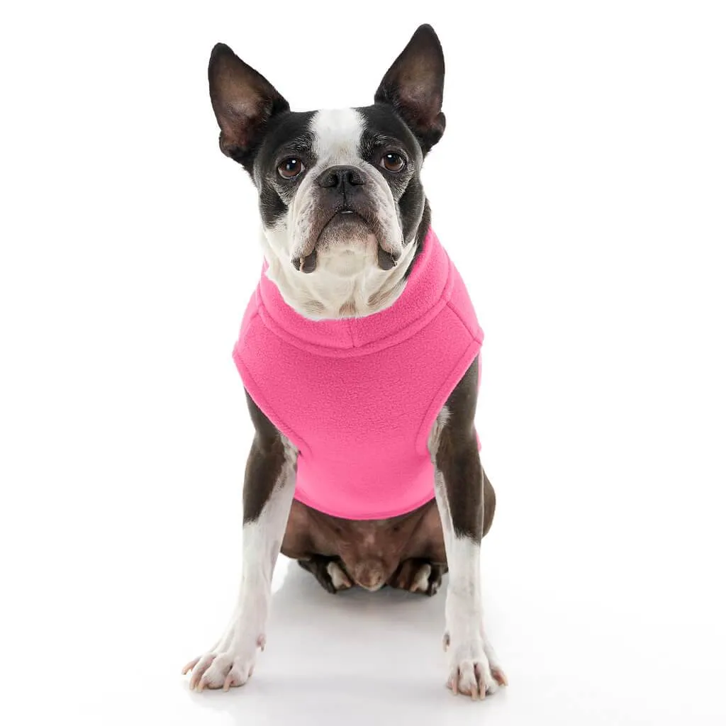 Gooby Stretch Fleece Dog Vest Pink