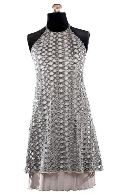 Halter Dress - Lunar Landing with Jersey Knit (Limited Availability)