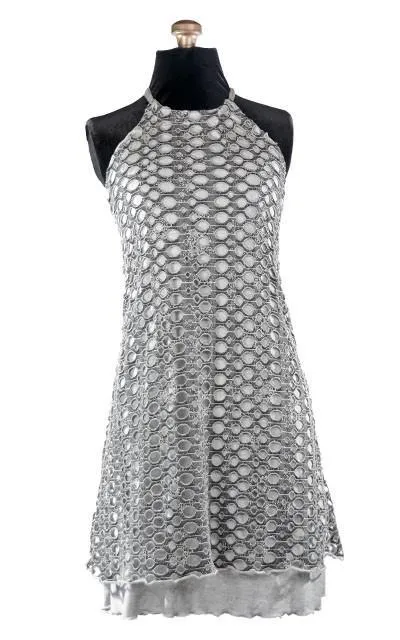 Halter Dress - Lunar Landing with Jersey Knit (Limited Availability)