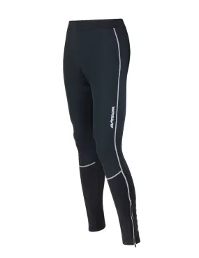 Herren Thermo Fahrradhose Lang Pro Schwarz-Silber