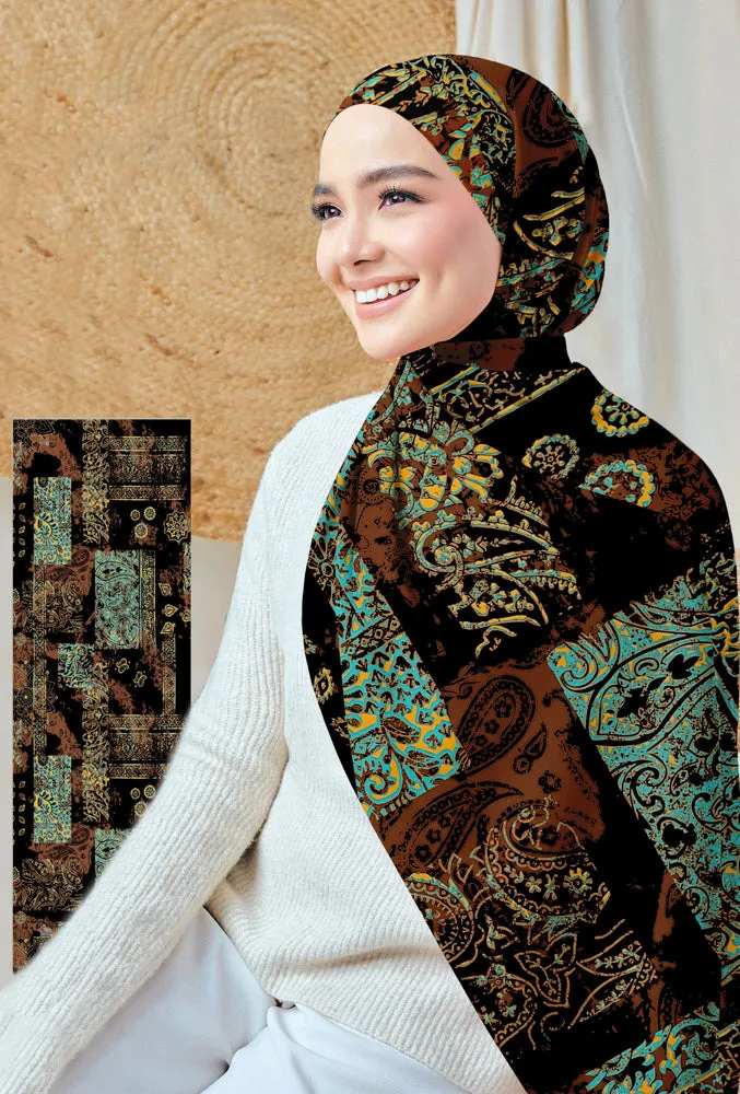 Hind Print Hijab Scarf