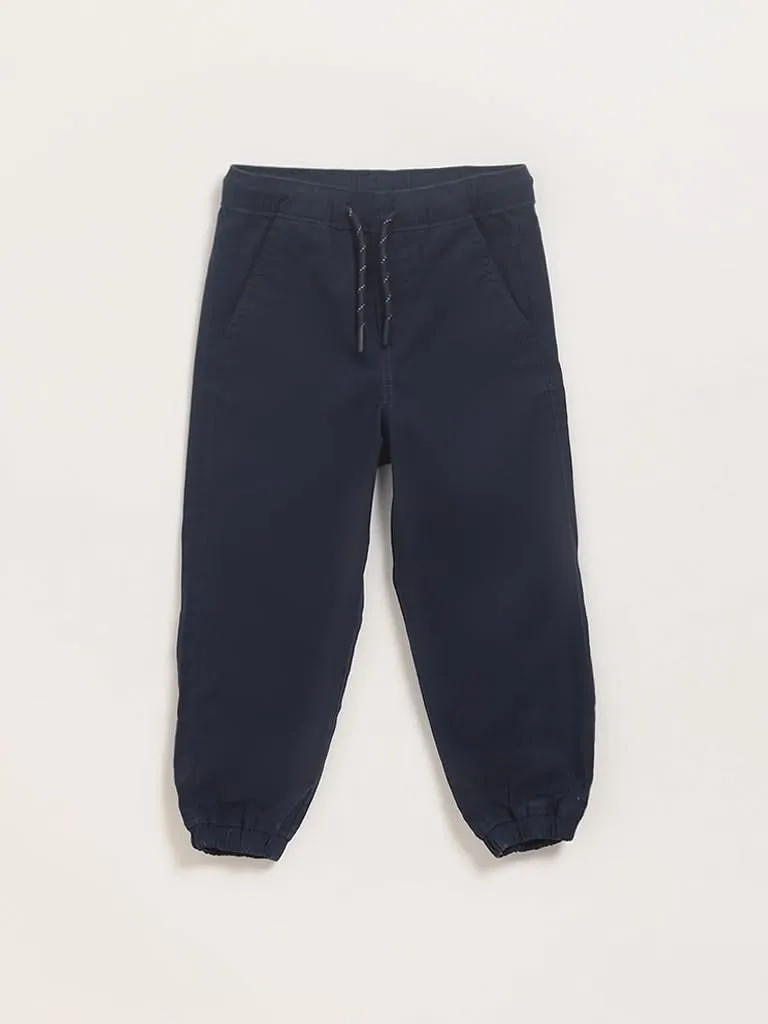 HOP Kids Navy Solid Joggers