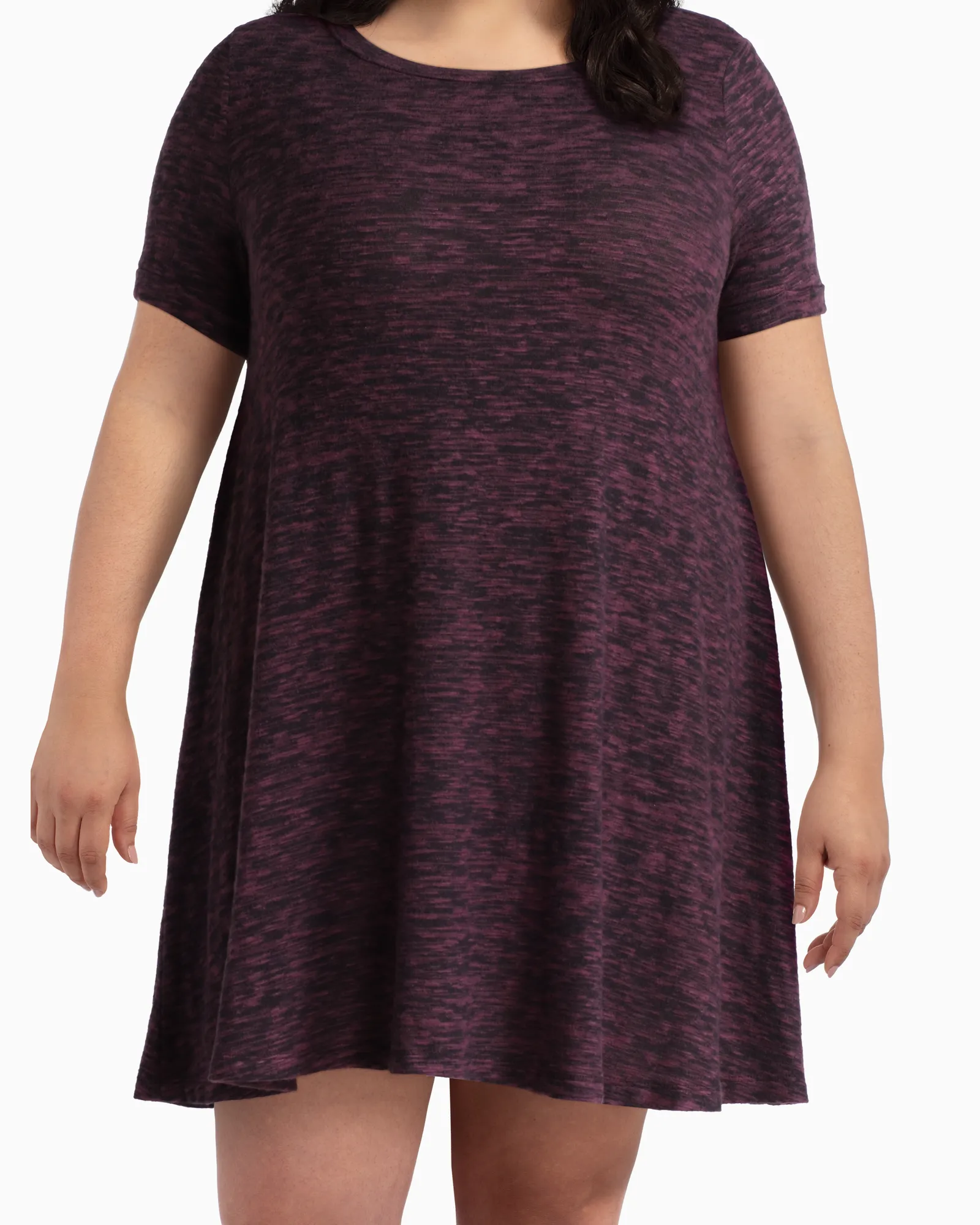 Imperial Swing Dress | Burgundy