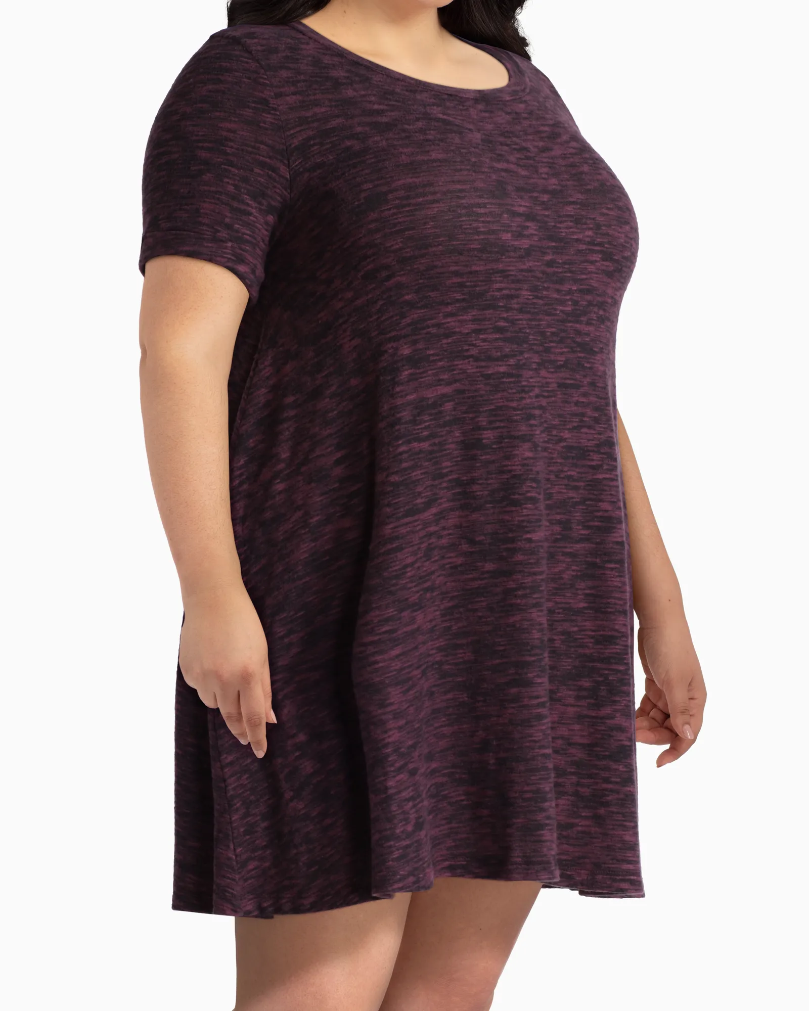 Imperial Swing Dress | Burgundy