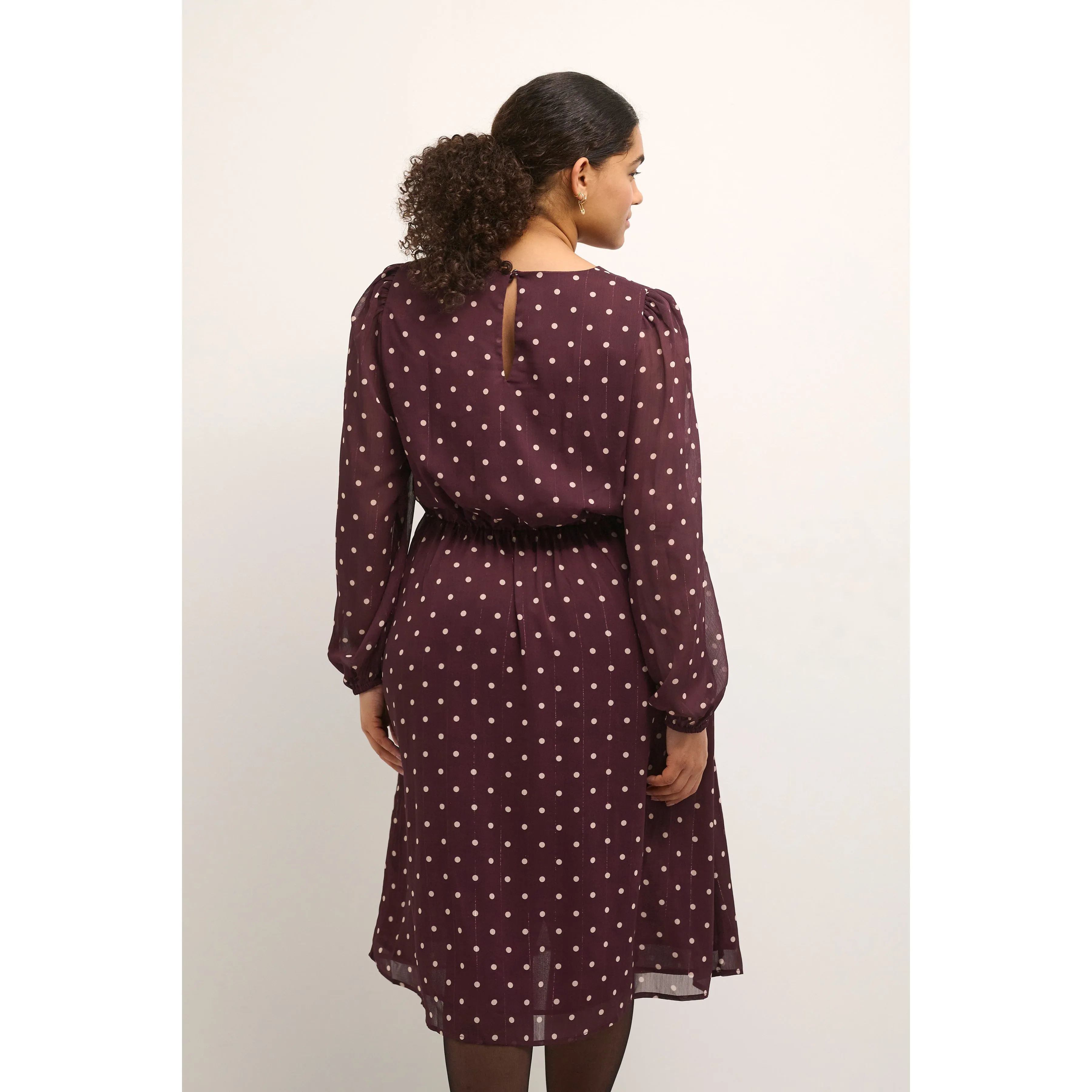 Kaffe Curve Mila Dress in Polka Dot