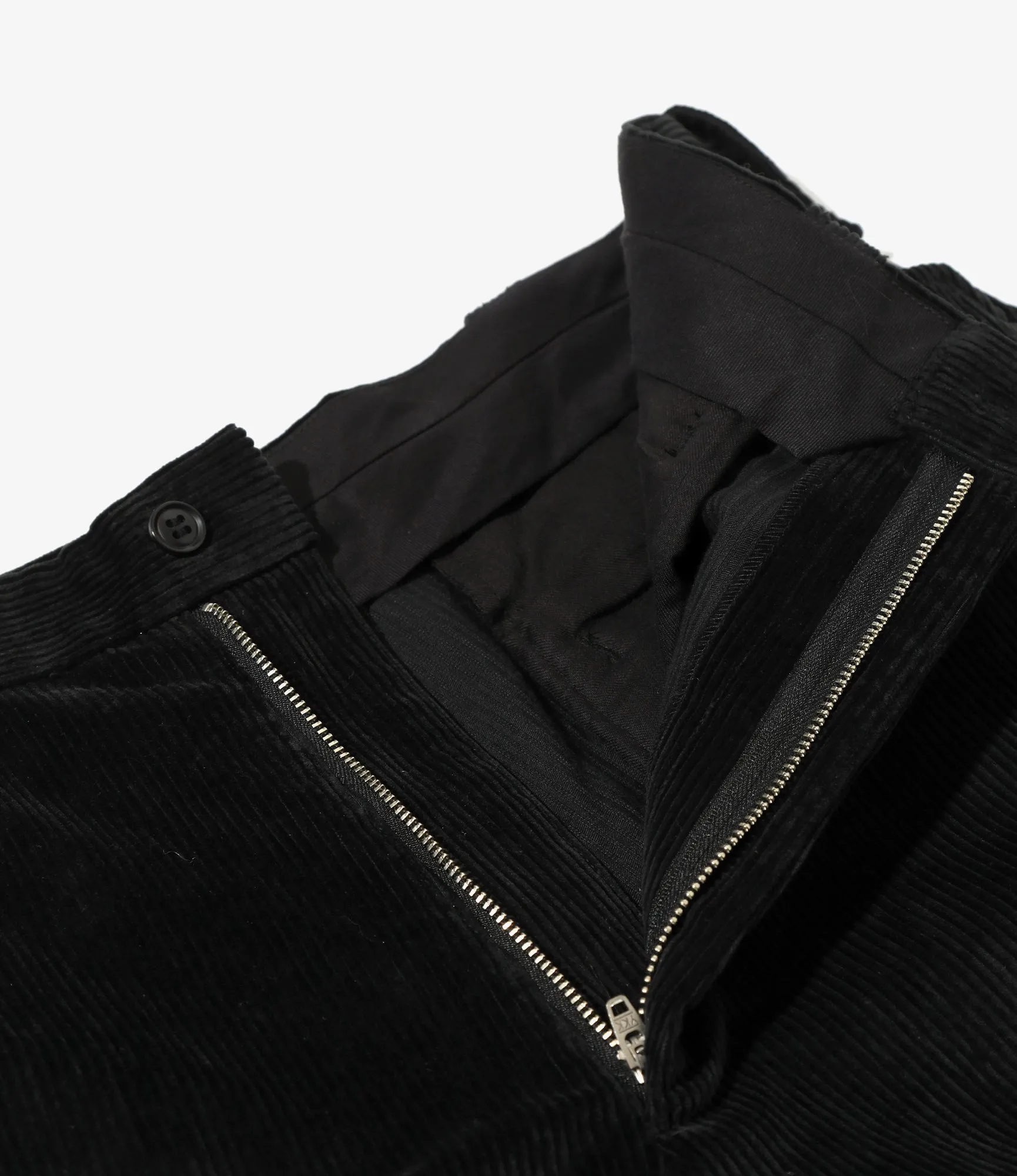 L Pocket Trouser - Black - 8W Corduroy