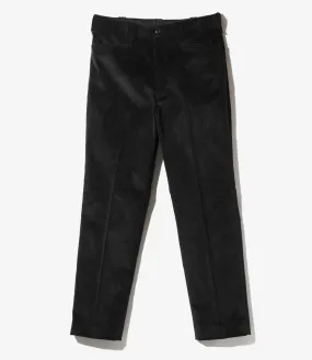 L Pocket Trouser - Black - 8W Corduroy