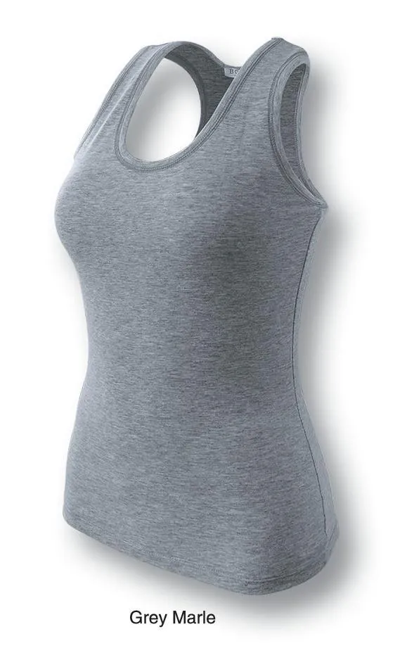 Ladies Action Gym Singlet - Grey Marle