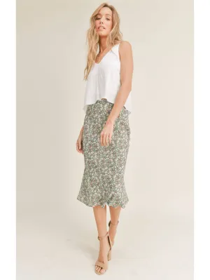 Little Luau Midi Skirt