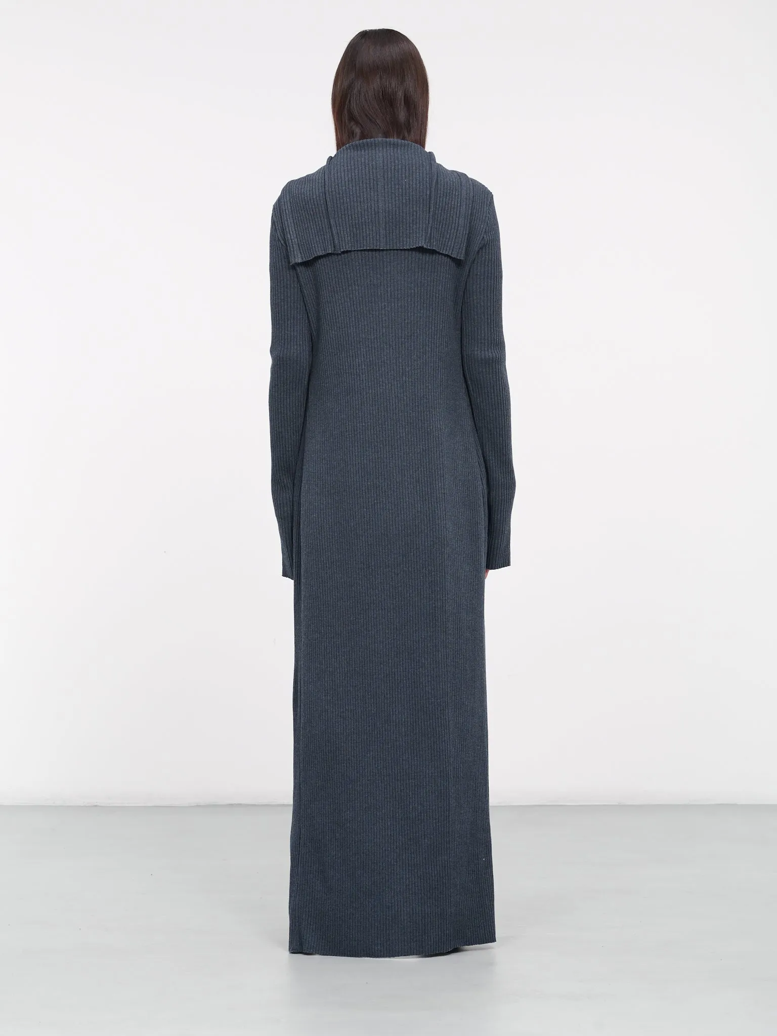 Long Ribbed Cardigan (CARD01SB-SPACE-BLUE)