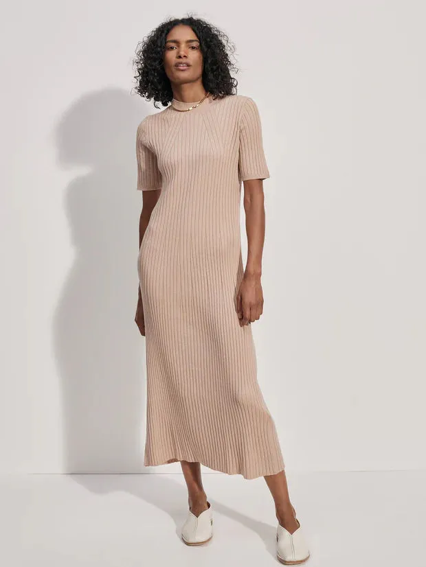 Maeve Rib Knit Midi Dress