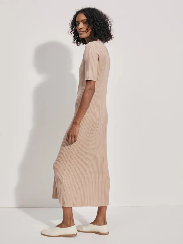 Maeve Rib Knit Midi Dress