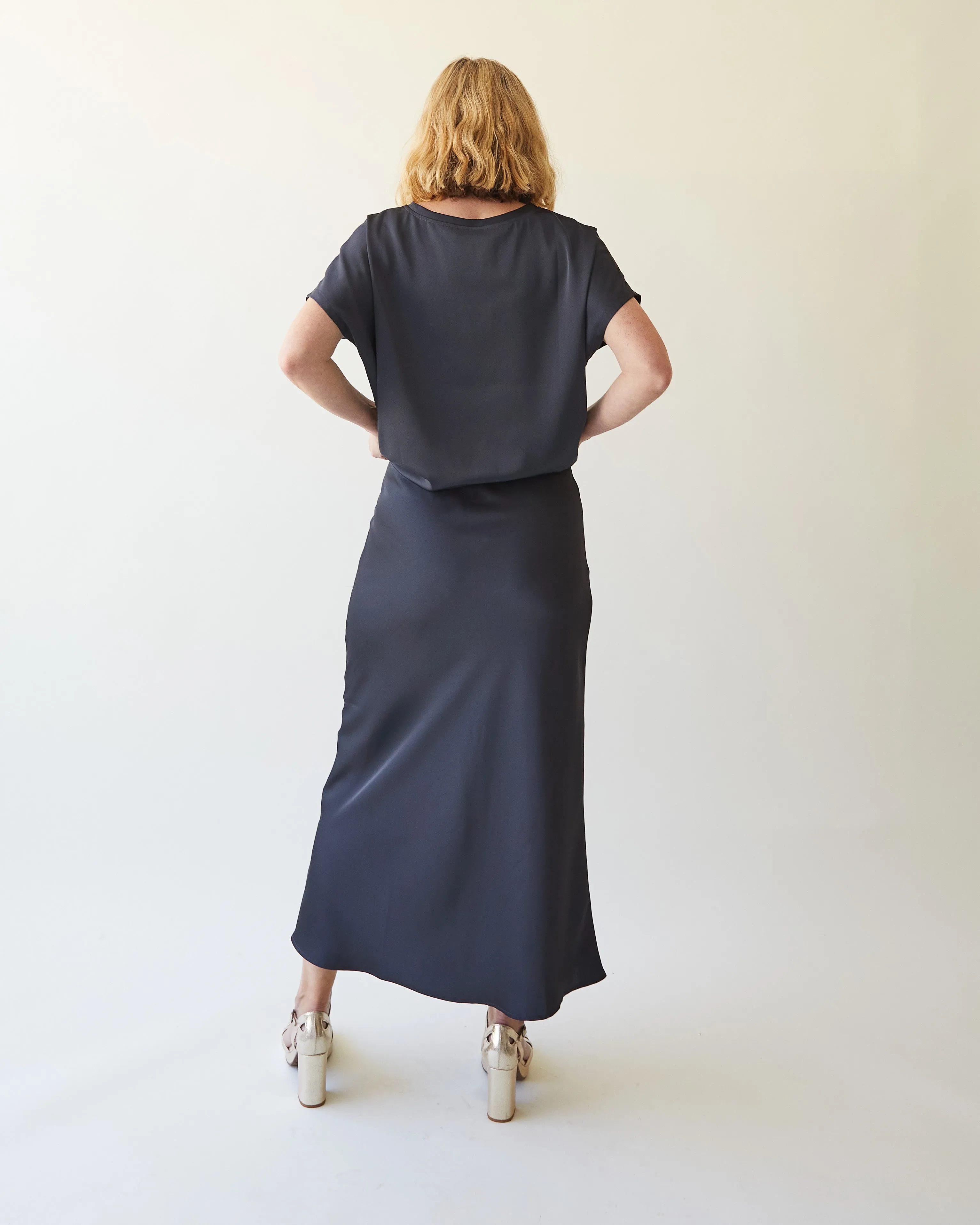 Maeve Skirt Gun Metal