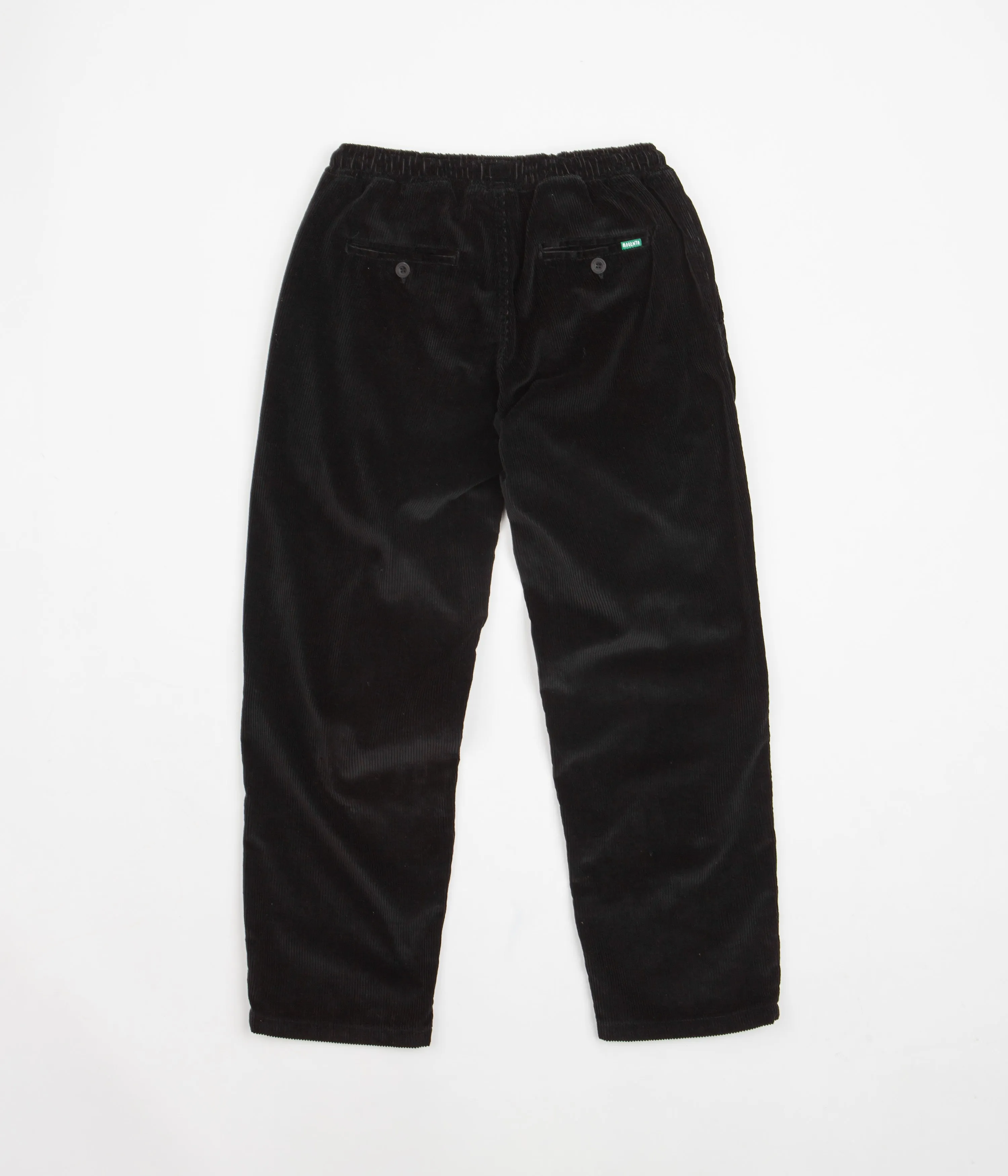 Magenta Loose Cord Pants - Black