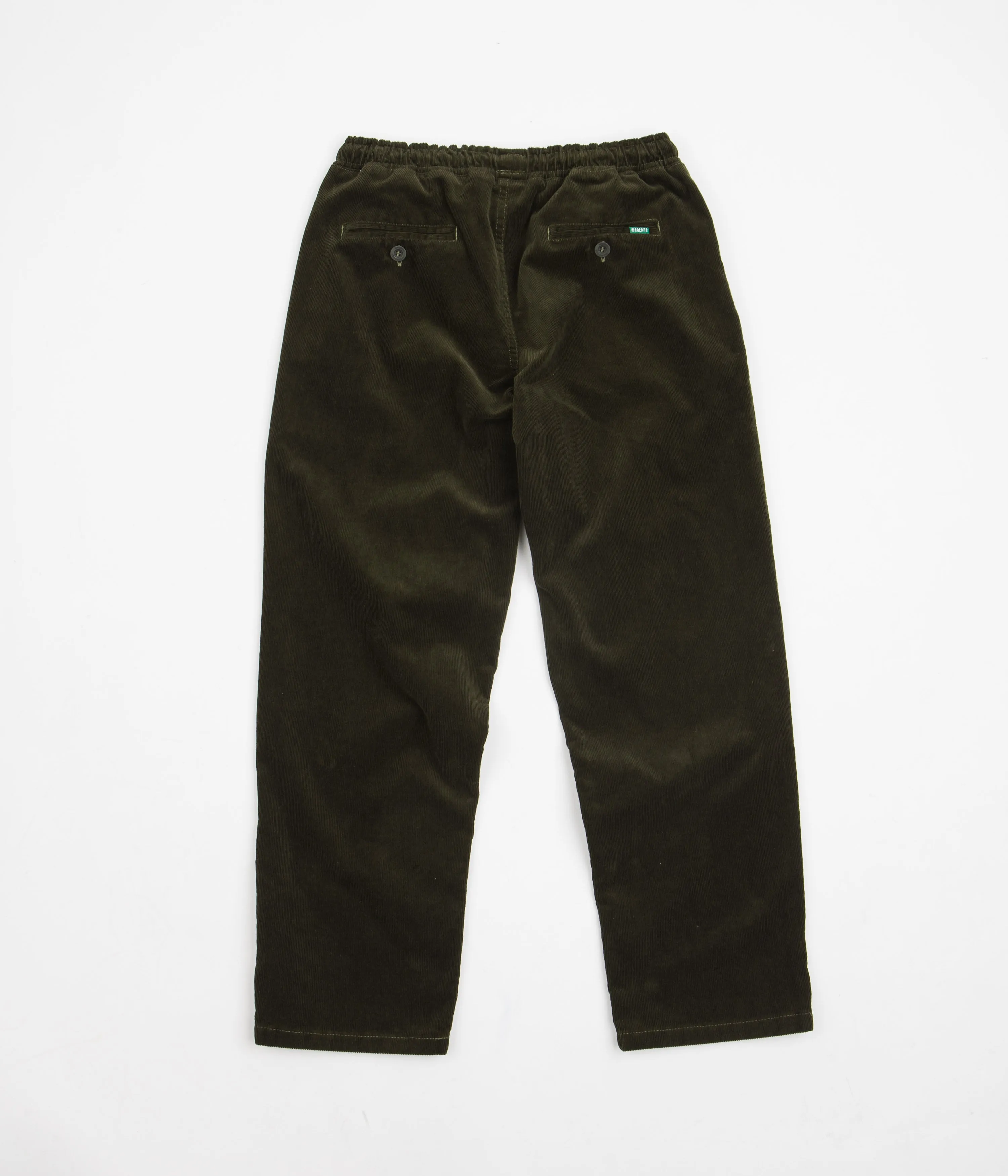 Magenta Loose Cord Pants - Green