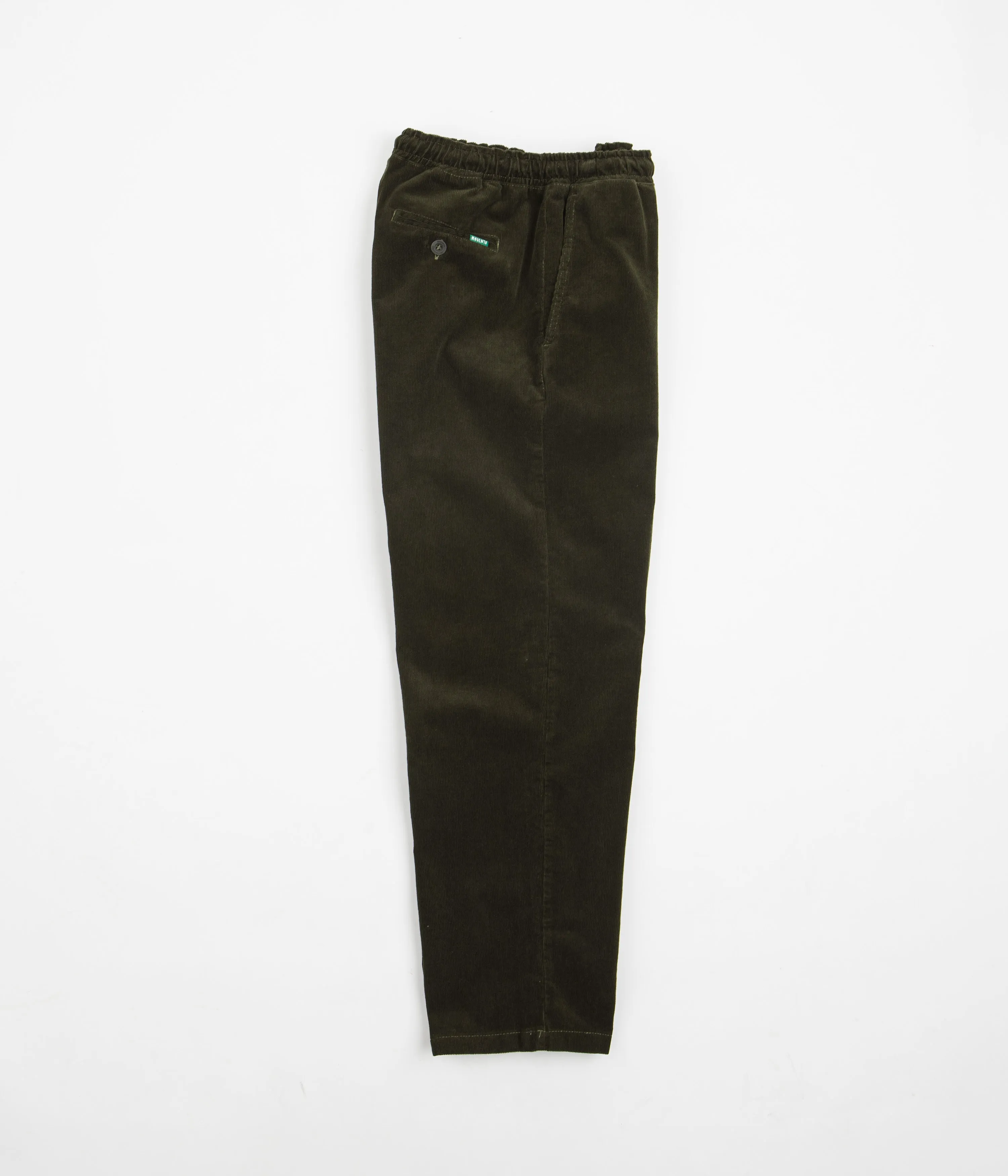 Magenta Loose Cord Pants - Green