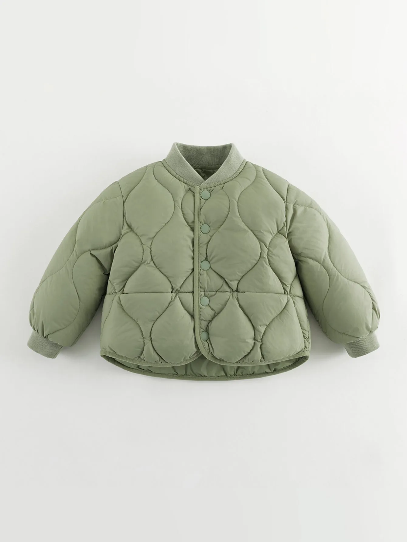 MARC & JANIE Boys Girls Baseball Collar Quilted Down Jacket 240918