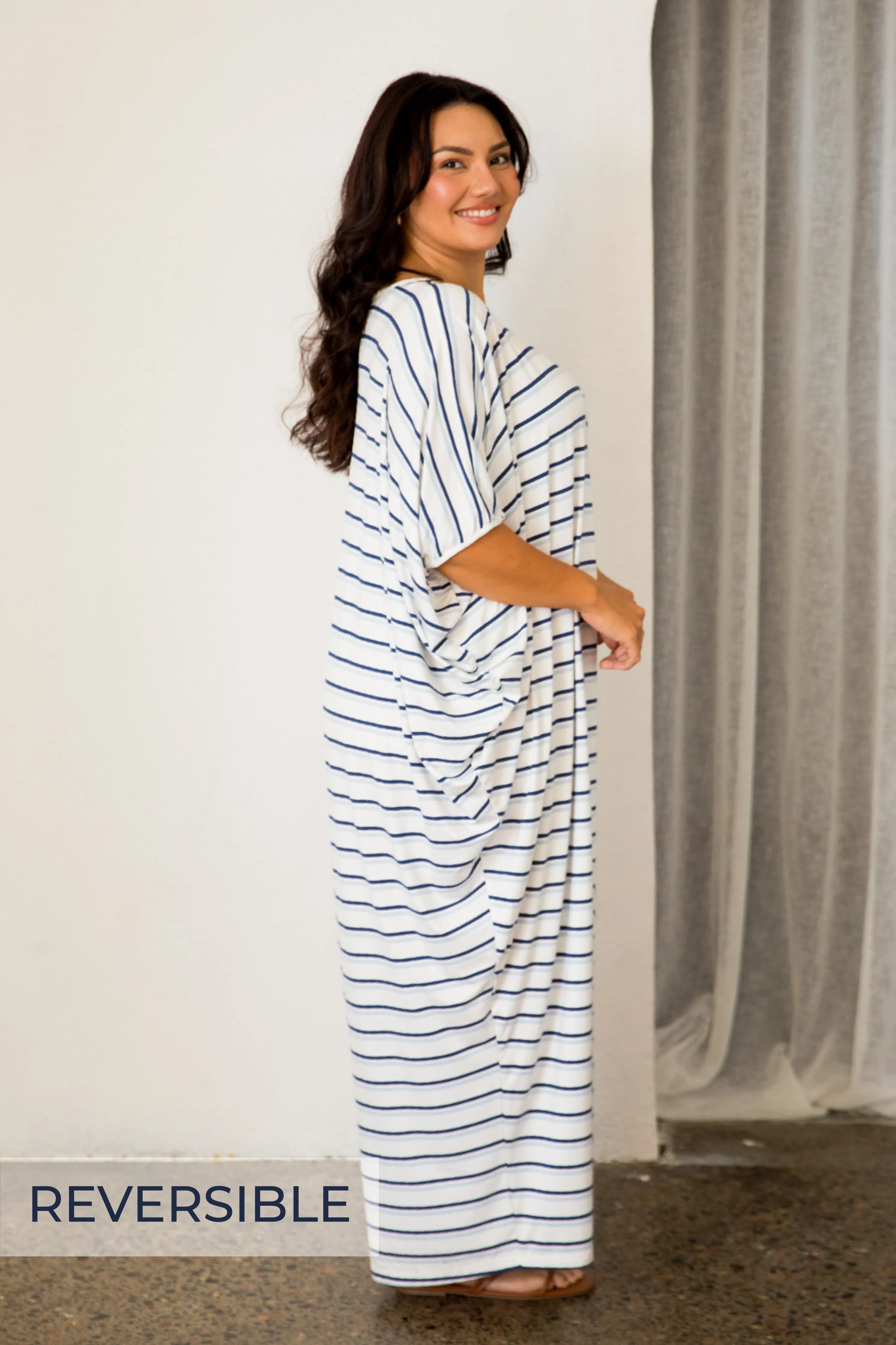 Maxi Miracle Dress | Nautical