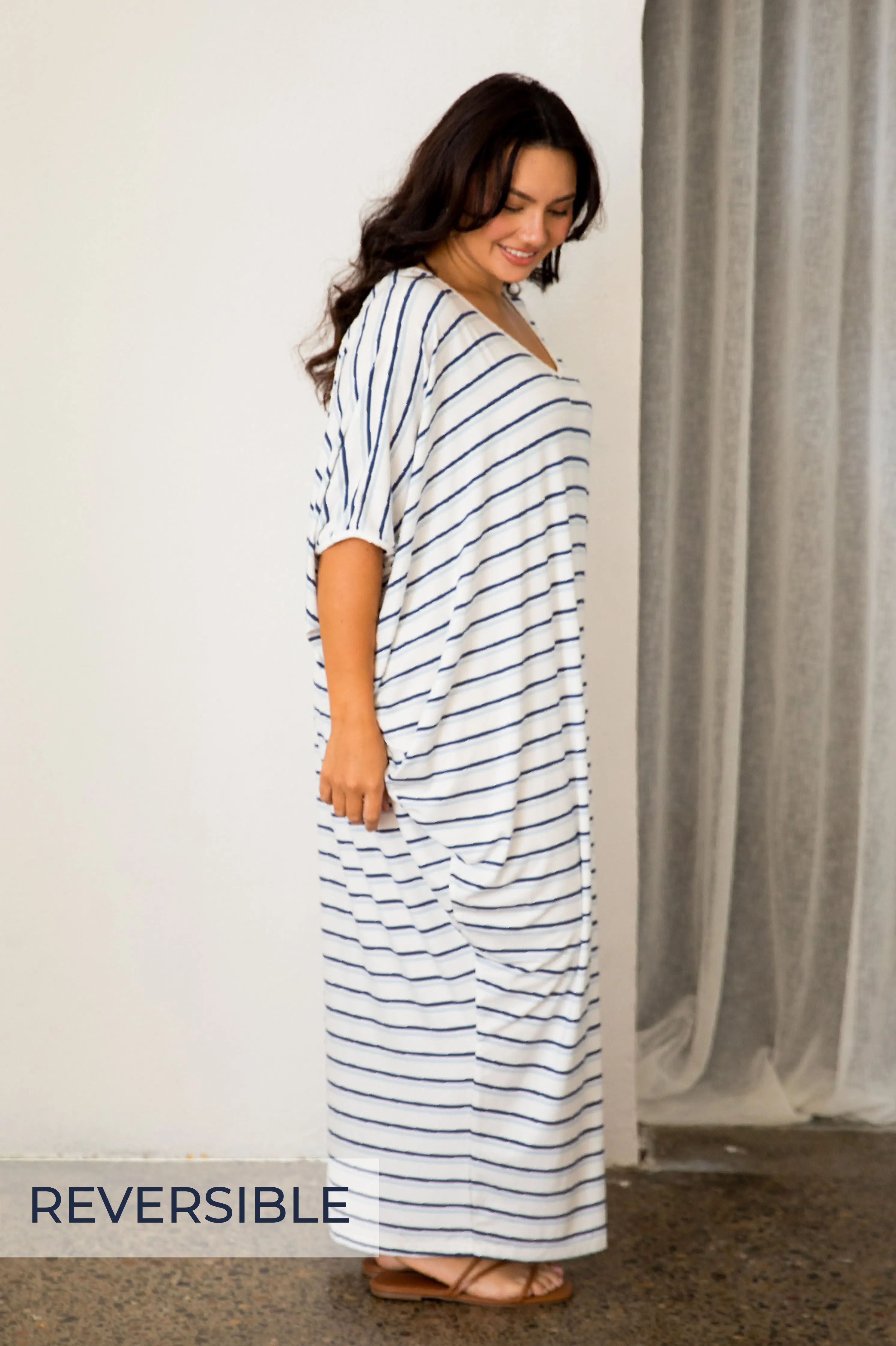 Maxi Miracle Dress | Nautical