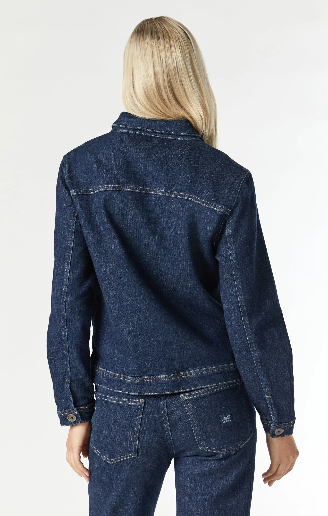 MELLIE DENIM JACKET IN DEEP HEMP