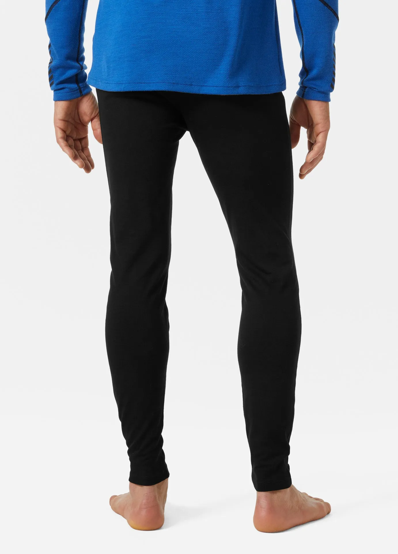 MEN'S HH 100% MERINO BASELAYER PANT - 990 BLACK