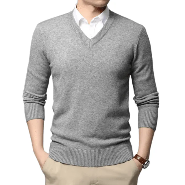 Men's High Quality V Neck Pullover