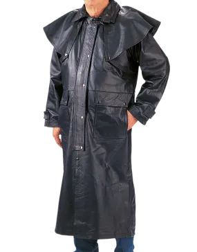 Men's Leather Duster 809