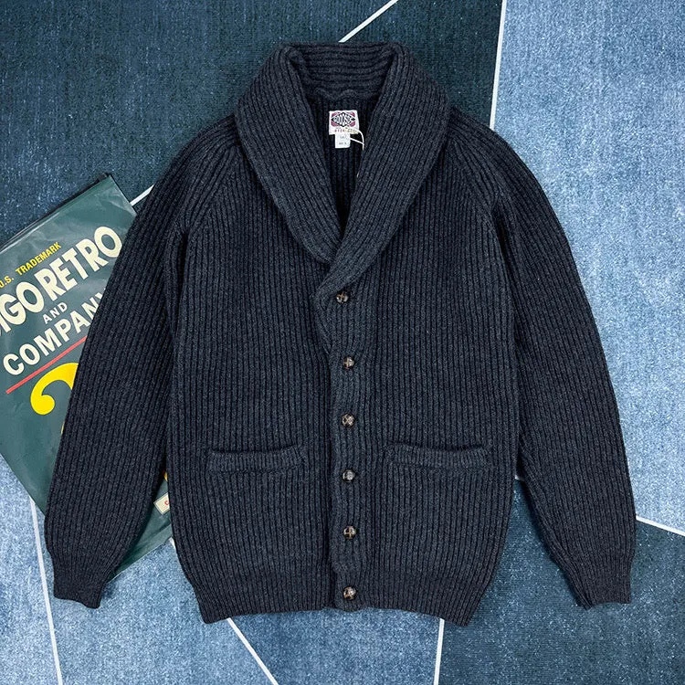 Men's Shawl Collar Cardigan