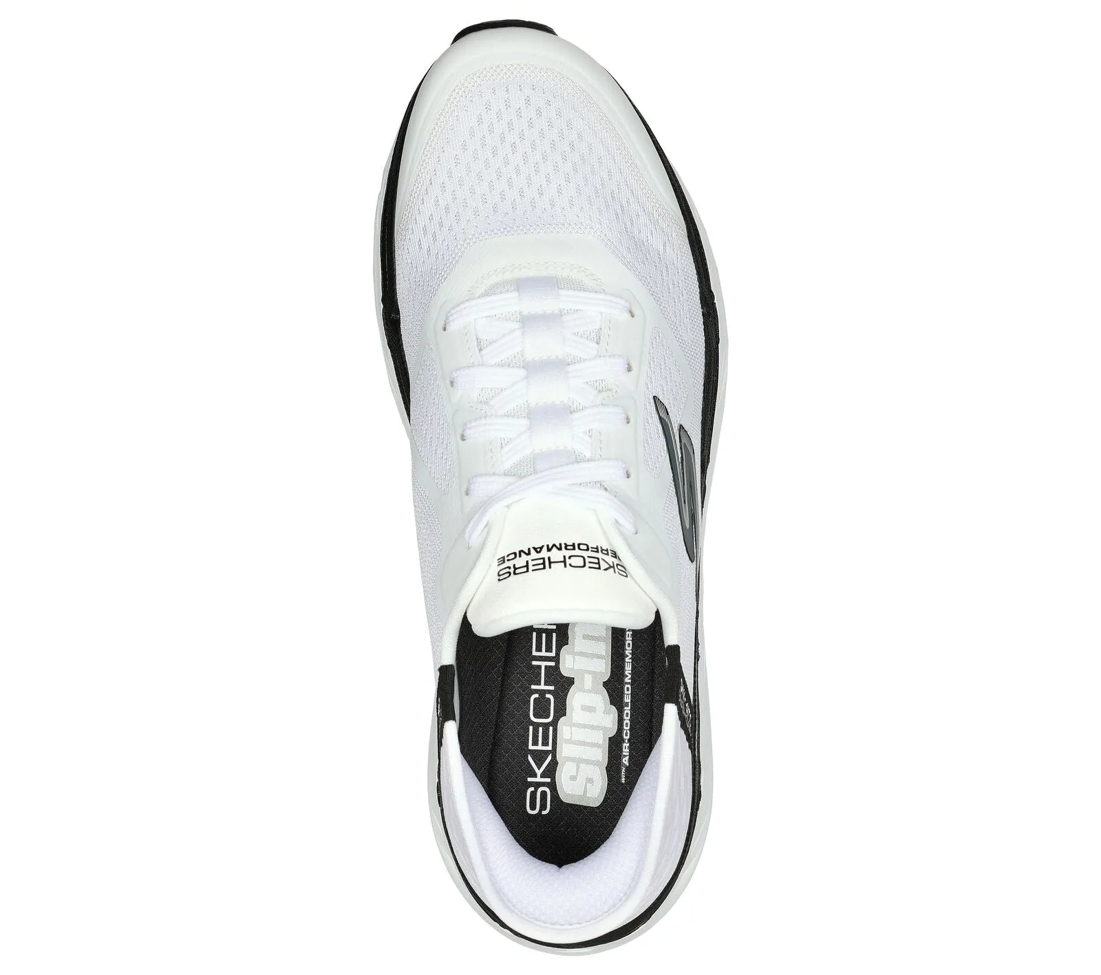 MEN'S SKECHERS SLIP-INS MAX CUSHIONING PREMIER ASCENDANT | WHITE / BLACK